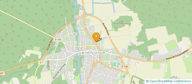 localisation de l'entreprise SCI CODECO à MILLY-LA-FORET