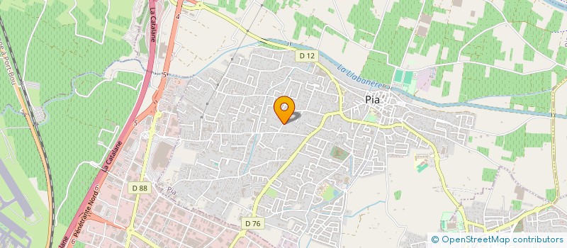 localisation de l'entreprise SCI CODEF  PIA