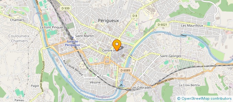 localisation de l'entreprise SCI CODERC-CHAINES à PERIGUEUX
