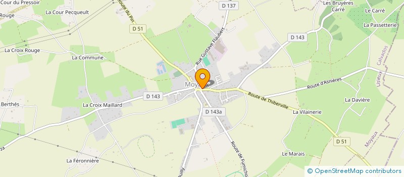 localisation de l'entreprise SCI CODESTE  MOYAUX