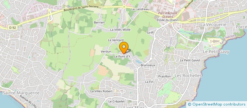 localisation de l'entreprise SCI CODEV  SAINT-NAZAIRE