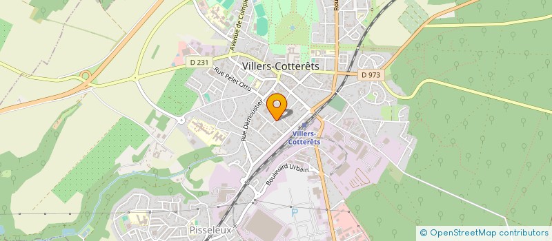 localisation de l'entreprise SCI CODEX à VILLERS-COTTERETS