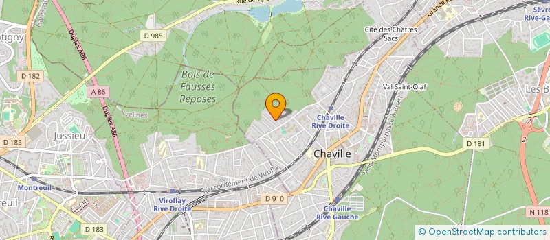 localisation de l'entreprise SCI CODI 1 à CHAVILLE