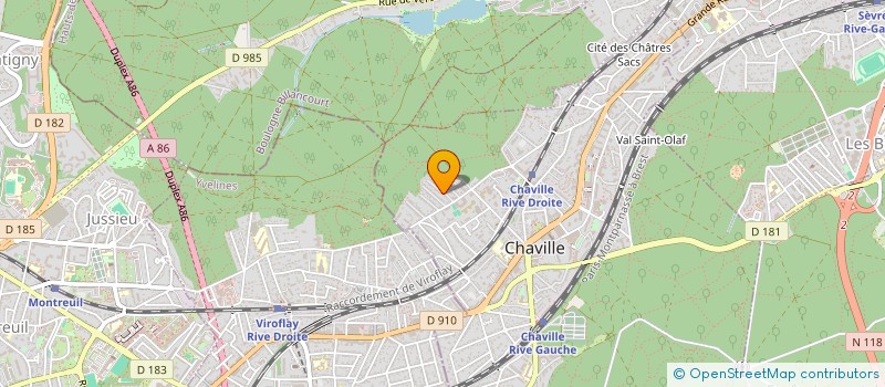 localisation de l'entreprise SCI CODI 2 à CHAVILLE