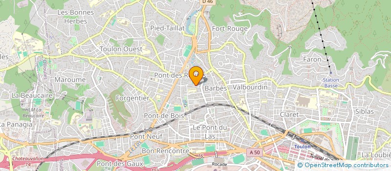 localisation de l'entreprise SCI CODIA  TOULON