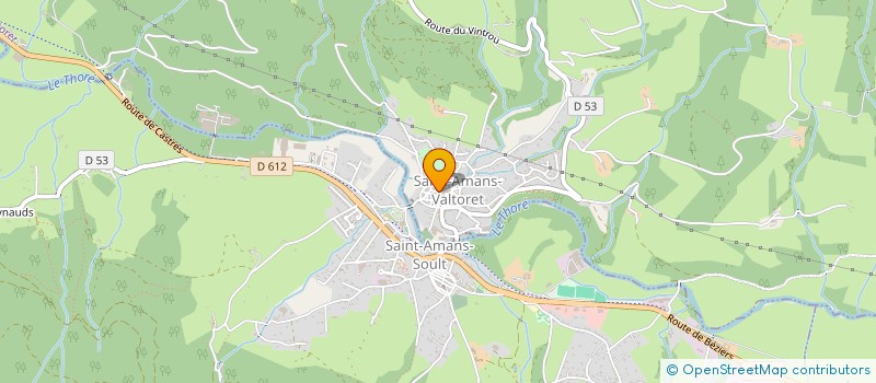 localisation de l'entreprise SCI CODICO IMMOBILIER  SAINT-AMANS-VALTORET