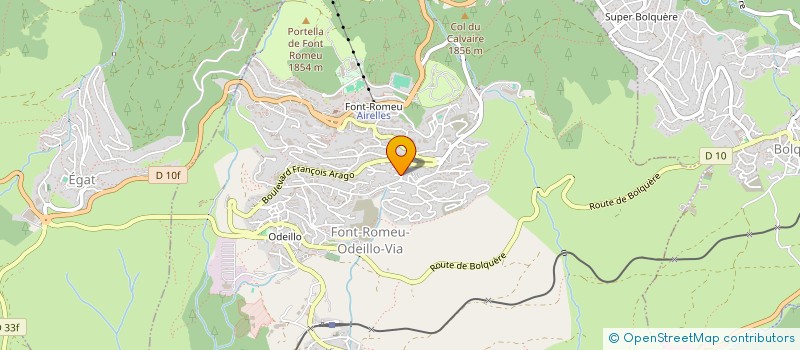 localisation de l'entreprise SCI CODIVIN  FONT-ROMEU-ODEILLO-VIA