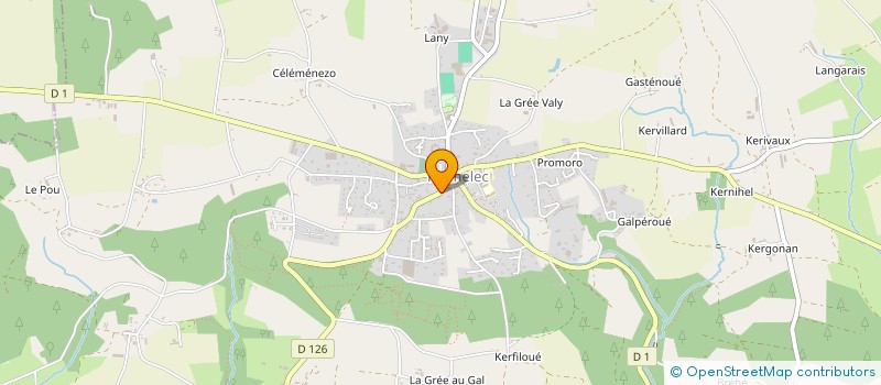 localisation de l'entreprise SCI COED FETAN  PLUMELEC