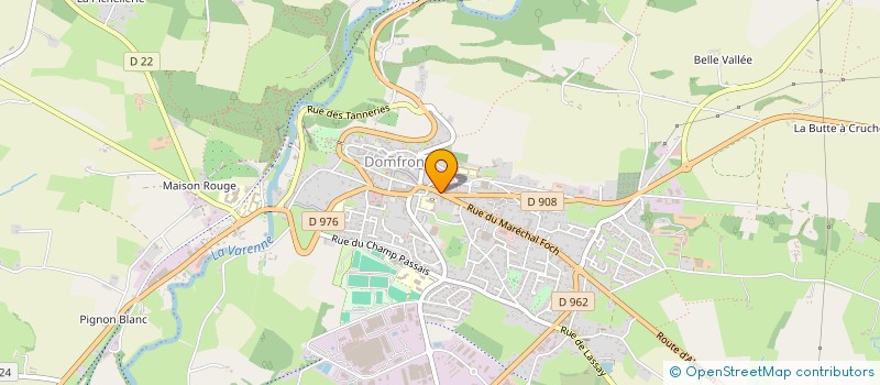 localisation de l'entreprise SCI COEFEMA à DOMFRONT-EN-POIRAIE