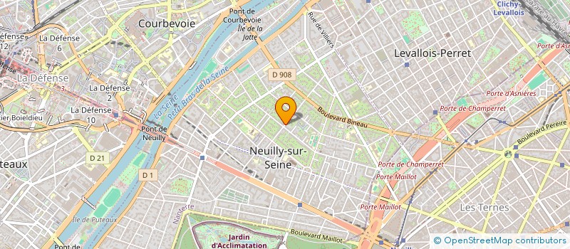 localisation de l'entreprise SCI COEJO à NEUILLY-SUR-SEINE