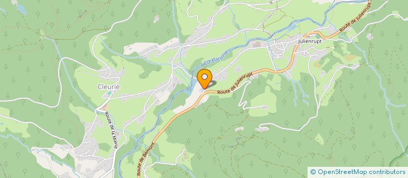 localisation de l'entreprise SCI COELCANA  LE SYNDICAT