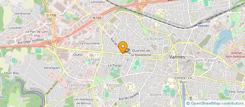 localisation de l'entreprise SCI  COELSIAMDO à VANNES