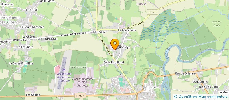 localisation de l'entreprise SCI COEOS  CUISERY