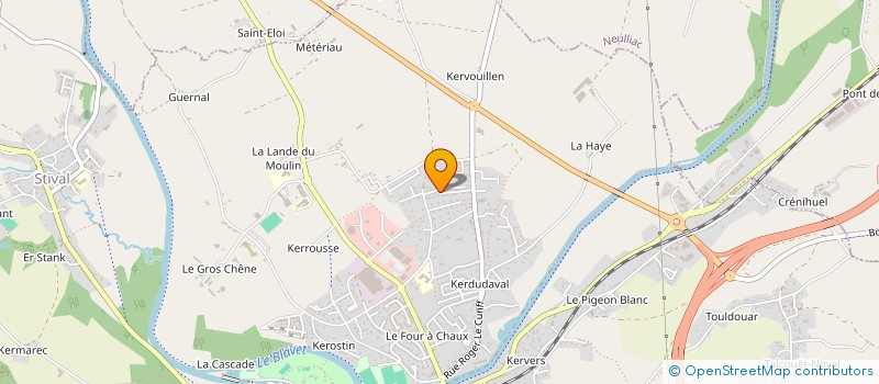 localisation de l'entreprise SCI COET BF  PONTIVY