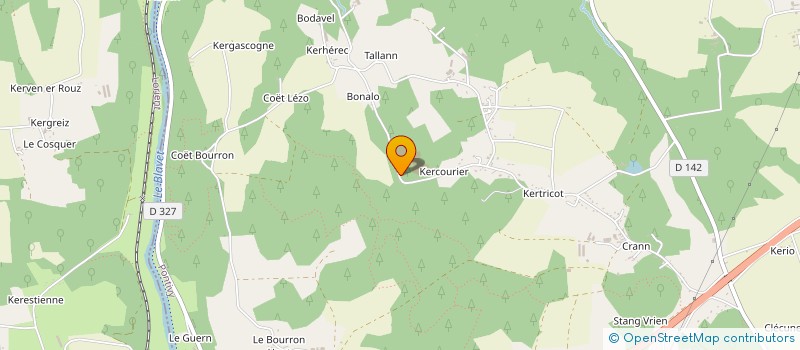 localisation de l'entreprise SCI COET ER HOUARN  BAUD