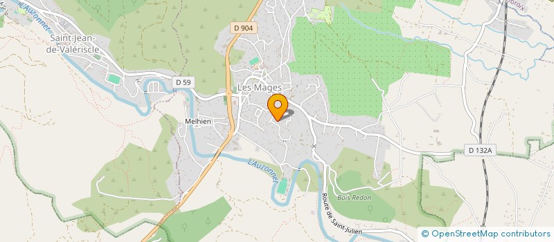 localisation de l'entreprise SCI COETI  LES MAGES