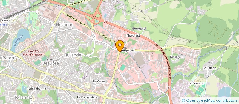 localisation de l'entreprise SCI COETPIN à VANNES