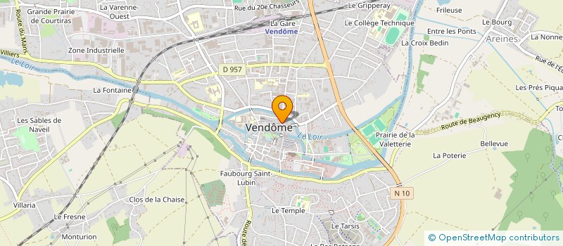 localisation de l'entreprise SCI COEUR  VENDOME