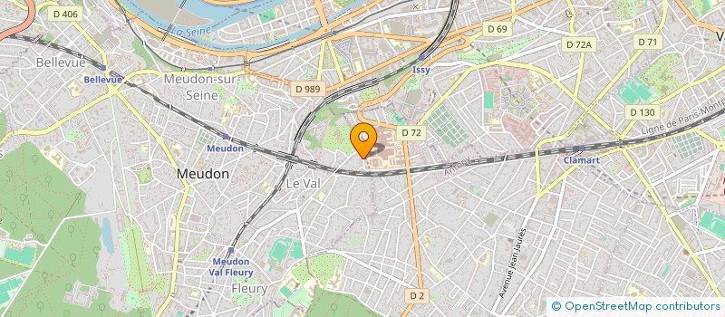 localisation de l'entreprise SCI COEUR DE L'ILE à MEUDON