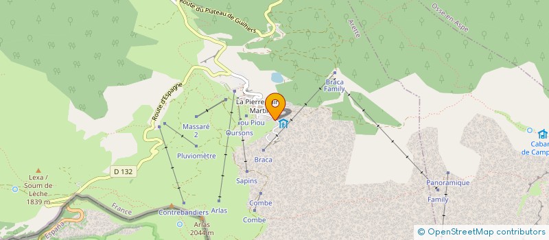 localisation de l'entreprise SCI COEUR DE LANNE  LANNE-EN-BARETOUS