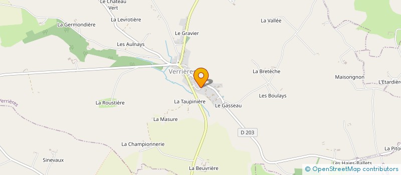localisation de l'entreprise SCI COEUR DE PERCHE à VERRIERES