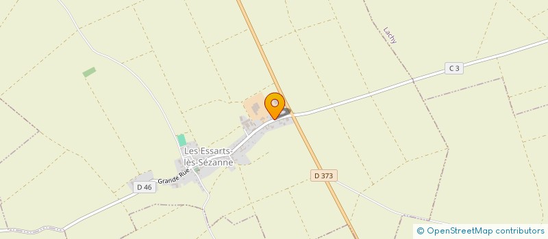 localisation de l'entreprise SCI COEUR DE PIERRES  LES ESSARTS-LES-SEZANNE