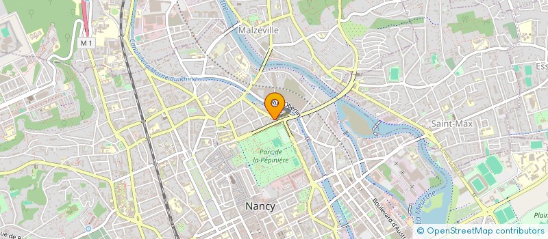 localisation de l'entreprise SCI COEUR DE VILLE  NANCY