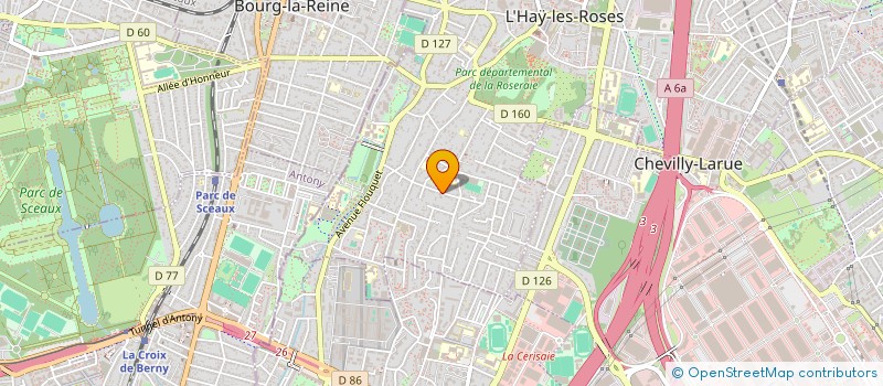 localisation de l'entreprise SCI COEUR ET ROSE  L'HAY-LES-ROSES