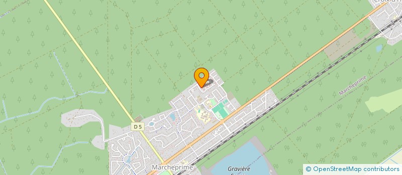 localisation de l'entreprise SCI COEUR & HABITAT  MARCHEPRIME