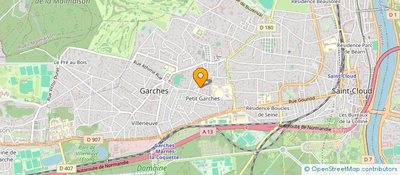 localisation de l'entreprise SCI COEUR MAMIANE à GARCHES