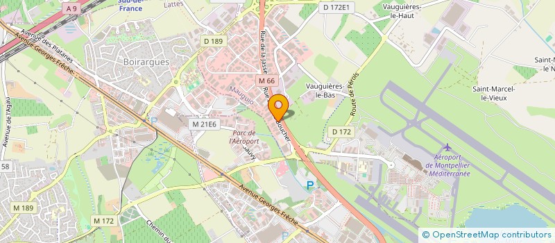 localisation de l'entreprise SCI COEUR RIVE DROITE A34  MAUGUIO