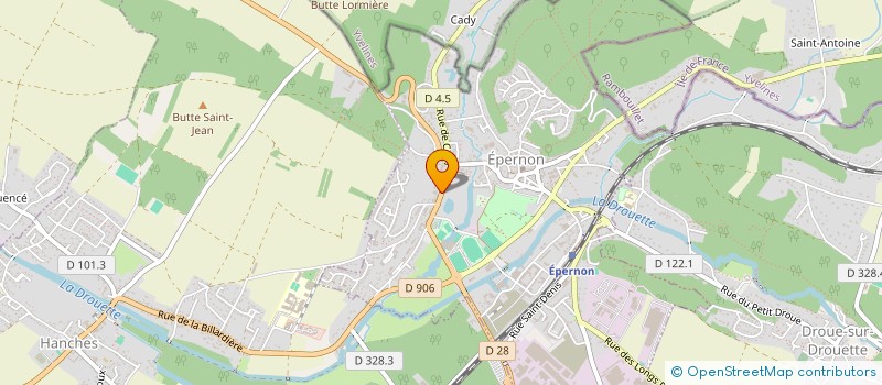 localisation de l'entreprise SCI COEURS A CORPS  EPERNON