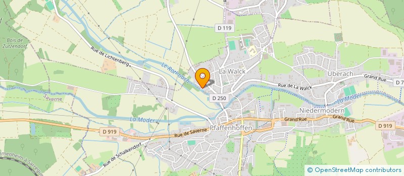 localisation de l'entreprise SCI COEURS DE LOZERE  VAL-DE-MODER