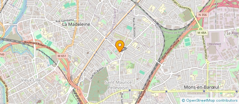 localisation de l'entreprise SCI COF BUISSON  LILLE