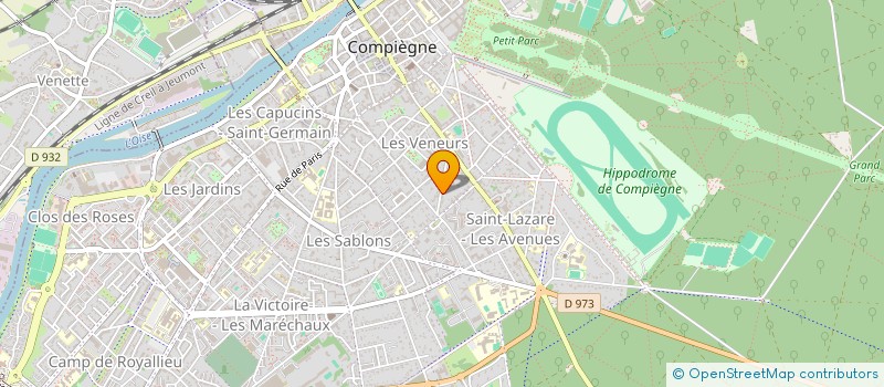 localisation de l'entreprise SCI COF54  COMPIEGNE