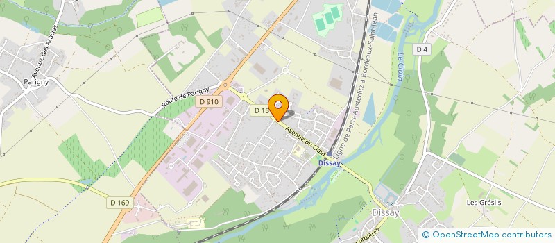 localisation de l'entreprise SCI COFA à DISSAY