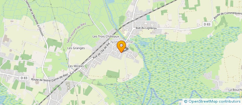 localisation de l'entreprise SCI COFA 45 à NOTRE-DAME-DE-RIEZ