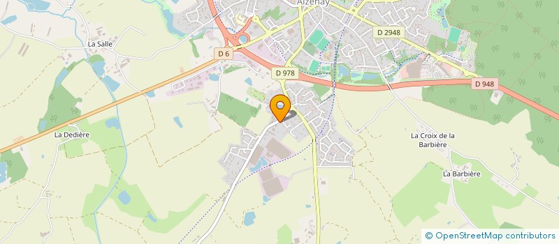 localisation de l'entreprise SCI COFAGER  AIZENAY