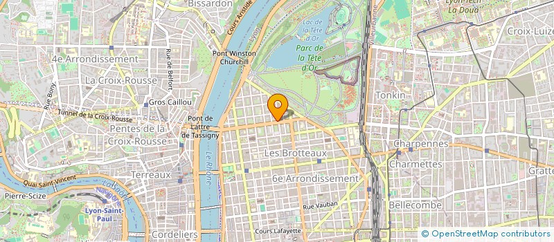 localisation de l'entreprise SCI COFAL  LYON