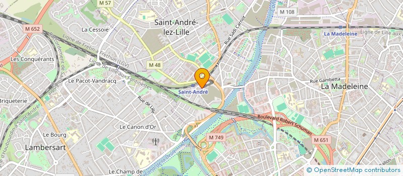 localisation de l'entreprise SCI COFALE à MARCQ-EN-BARŒUL