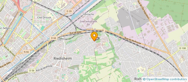 localisation de l'entreprise SCI COFAPI  RIEDISHEIM