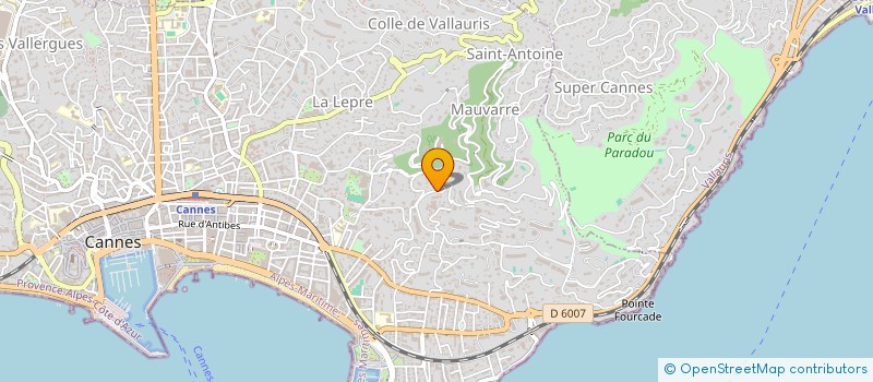 localisation de l'entreprise SCI COFAPI  CANNES