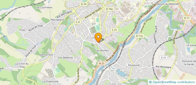 localisation de l'entreprise SCI COFFART à ISLE