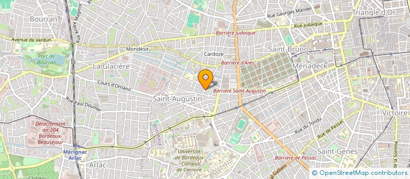 localisation de l'entreprise SCI COFFEE  BORDEAUX