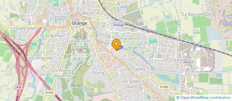 localisation de l'entreprise SCI COFFIN-FALQUE  ORANGE