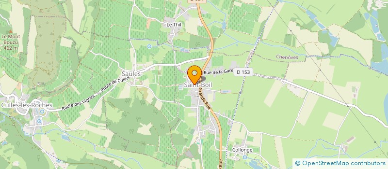 localisation de l'entreprise SCI COFFRE - PRUVOST  SAINT-BOIL