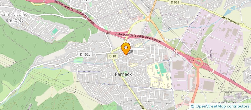 localisation de l'entreprise SCI COFG  FAMECK