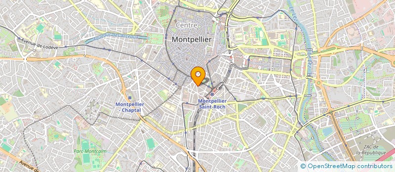 localisation de l'entreprise SCI COFICAP à MONTPELLIER