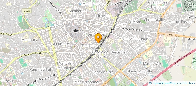 localisation de l'entreprise SCI COFINIM  NIMES
