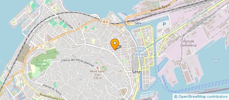 localisation de l'entreprise SCI COFIREG COMOLIVE  SETE